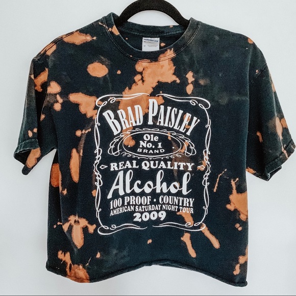 Gildan Tops - Brad Paisley Country American Tour 2009 T-Shirt